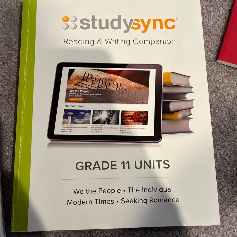 Homeschool 11th grade English textbook, study guide & book